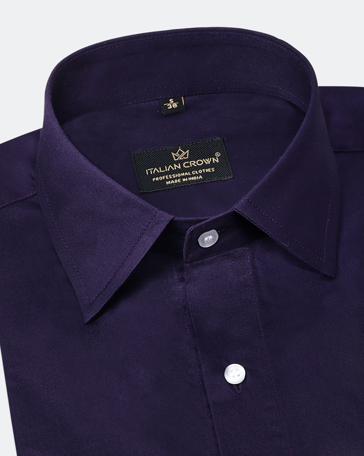 Formal purple shirt