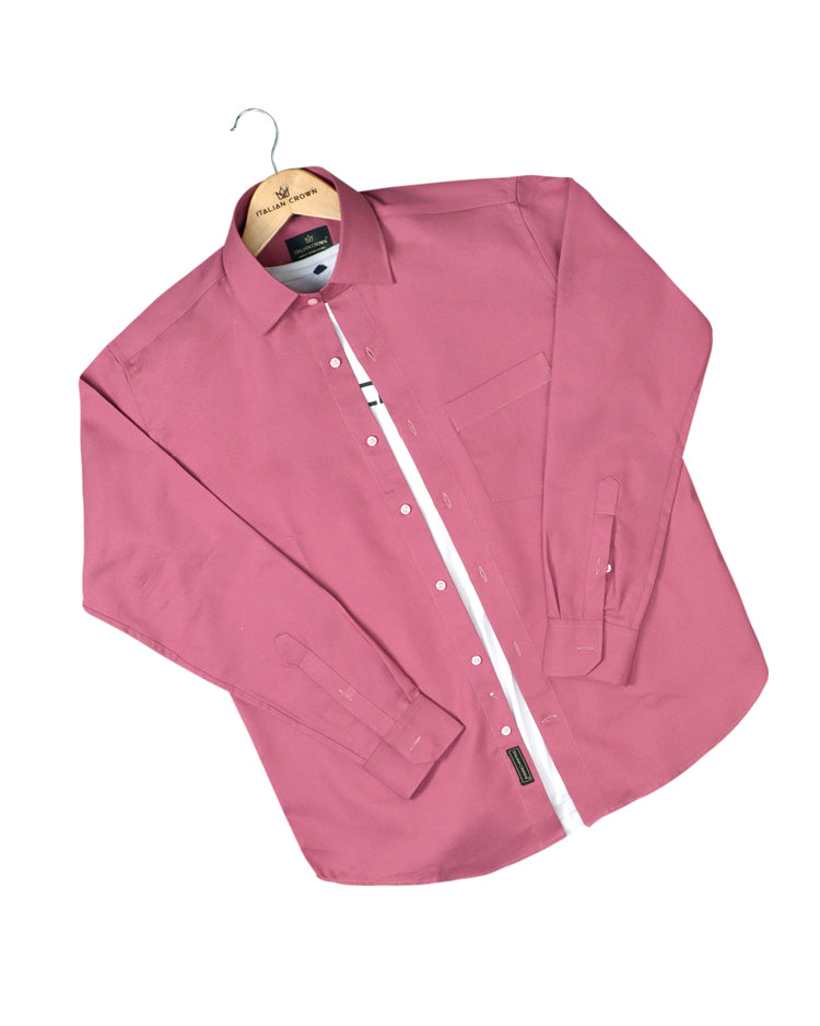 Muted pink shirt for men