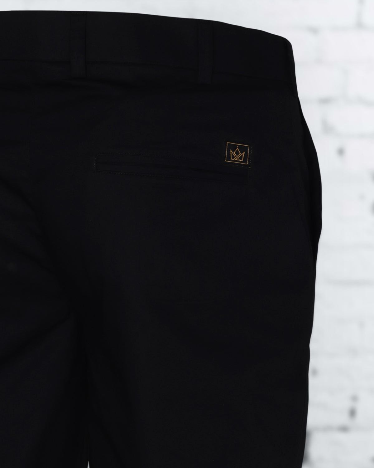 cotton black formal pants