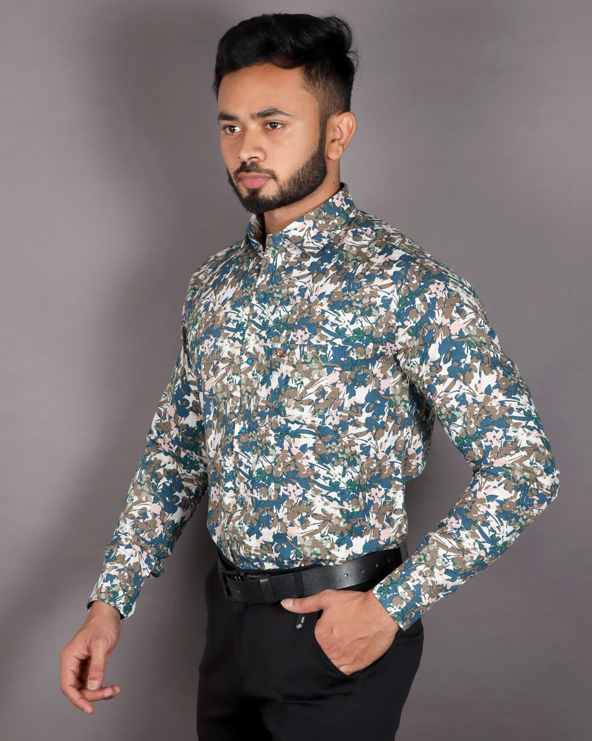 floral print shirt for men