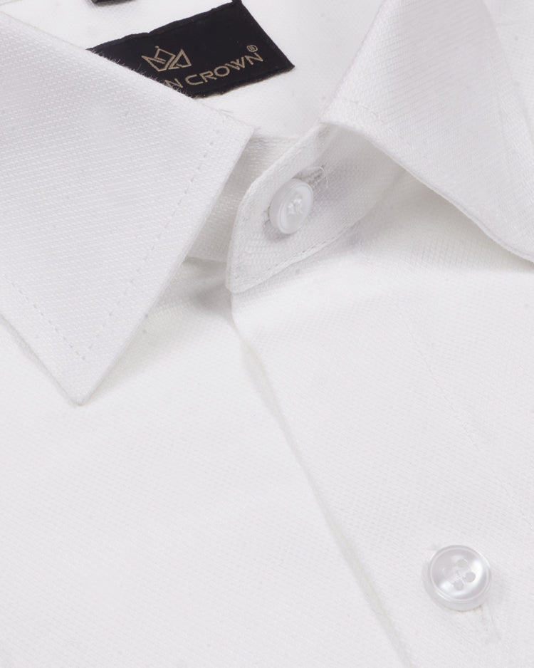 italian crown white oxford shirt